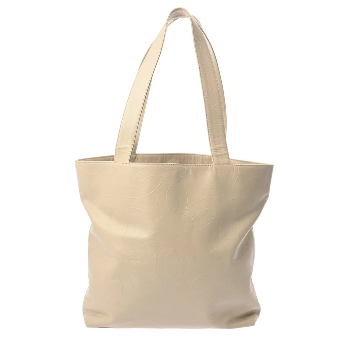 CHANEL TOTE BAG LAMBSKIN GUREGE TOTE BAG: CHANEL Tote Bag lambskin Gurege Tote Bag Brand: CHANEL Type/Style: Tote Bag Material: lambskin Color: Gurege ? Gold Metal Size: H:about 12.6inch W:about 11.8inch (Bottom) D:about 3.9inch Accessori