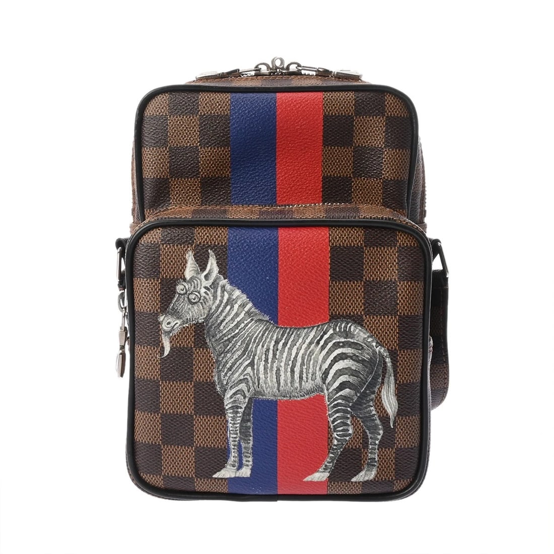 LOUIS VUITTON CHAPMAN BROTHERS DAMIER CANVAS BROWN: LOUIS VUITTON Chapman Brothers Damier canvas Brown Brand: LOUIS VUITTON Type/Style: Shoulder Bag Material: Damier canvas Color: Brown ? SilverMetal Size: H:about 8.3inch W:about 5.9inch D:about
