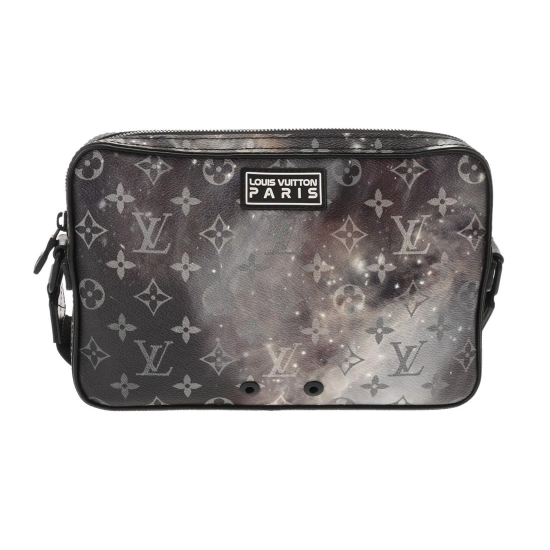 LOUIS VUITTON ALPHA MESSENGER MONOGRAM GALAXY MONOGRAM CANVAS: LOUIS VUITTON Alpha messenger Monogram Galaxy Monogram canvas Brand: LOUIS VUITTON Type/Style: Shoulder Bag Material: Monogram canvas Color: black Size: H:about 6.7inch W:about 10.2inch D:about 1.6inc