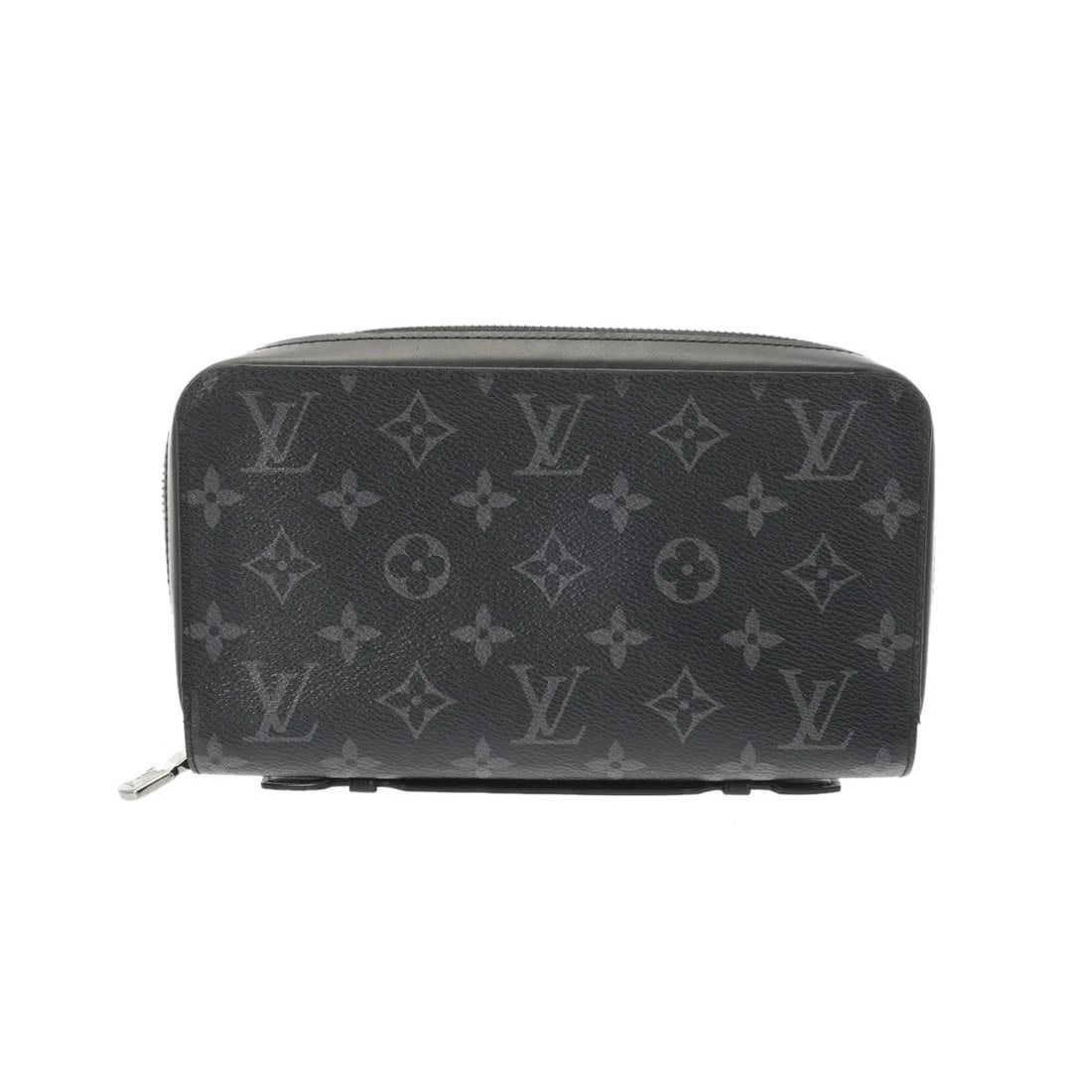 LOUIS VUITTON ZIPPY MONOGRAM ECLIPSE CANVAS: LOUIS VUITTON Zippy Monogram Eclipse Canvas Brand: LOUIS VUITTON Type/Style: Purse Material: Monogram Eclipse Canvas Color: black ? SilverMetal Size: H:about 5.1inch W:about 8.7inch D:about 1.6inch