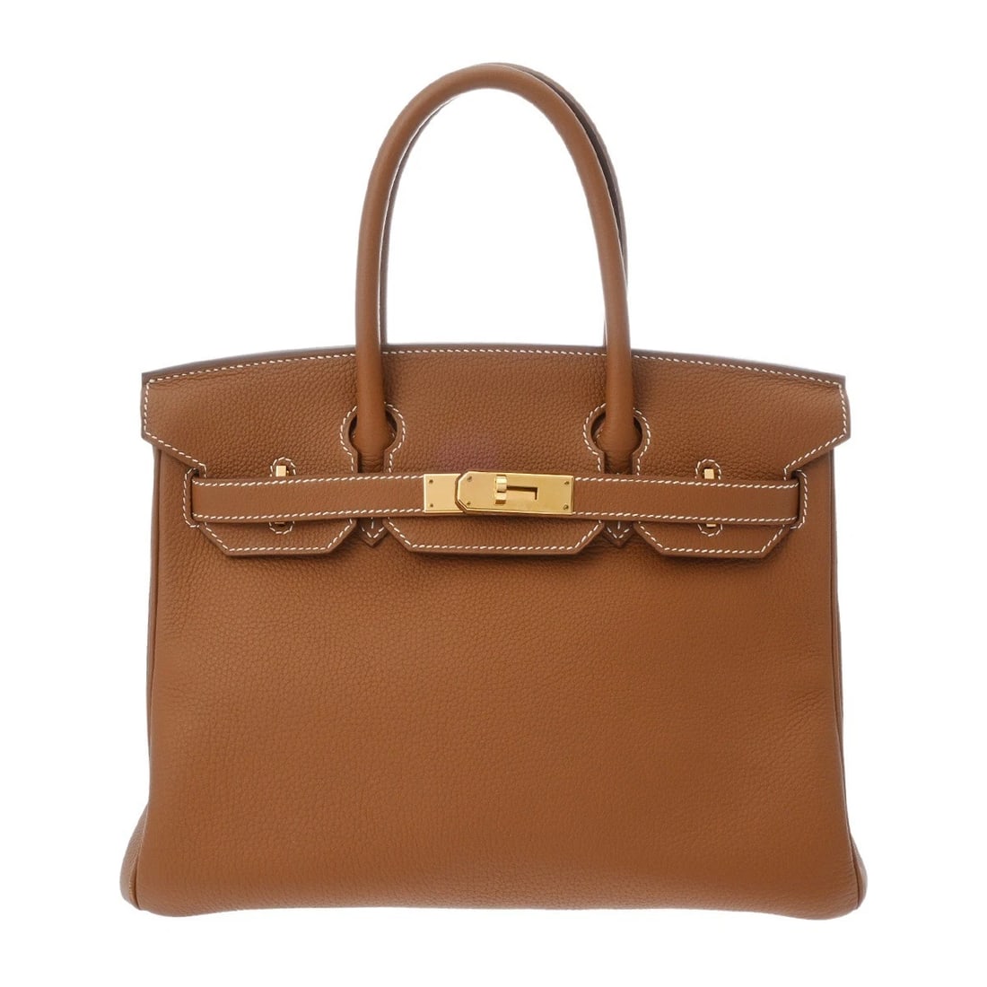 HERMES BIRKIN 30 TOGO GOLD HANDBAG: HERMES Birkin 30 Togo gold Handbag Brand: HERMES Type/Style: Handbag Material: Togo Color: gold ? Gold Metal Size: H:about 9.4inch W:about 11.8inch (Bottom) D:about 6.1inch Accessories: None