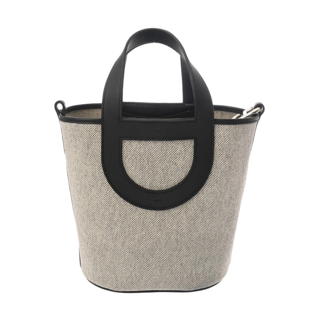 HERMES IN THE LOOP 18 TOWER SWIFT ECRU / BLACK HANDBAG (1 of 6)