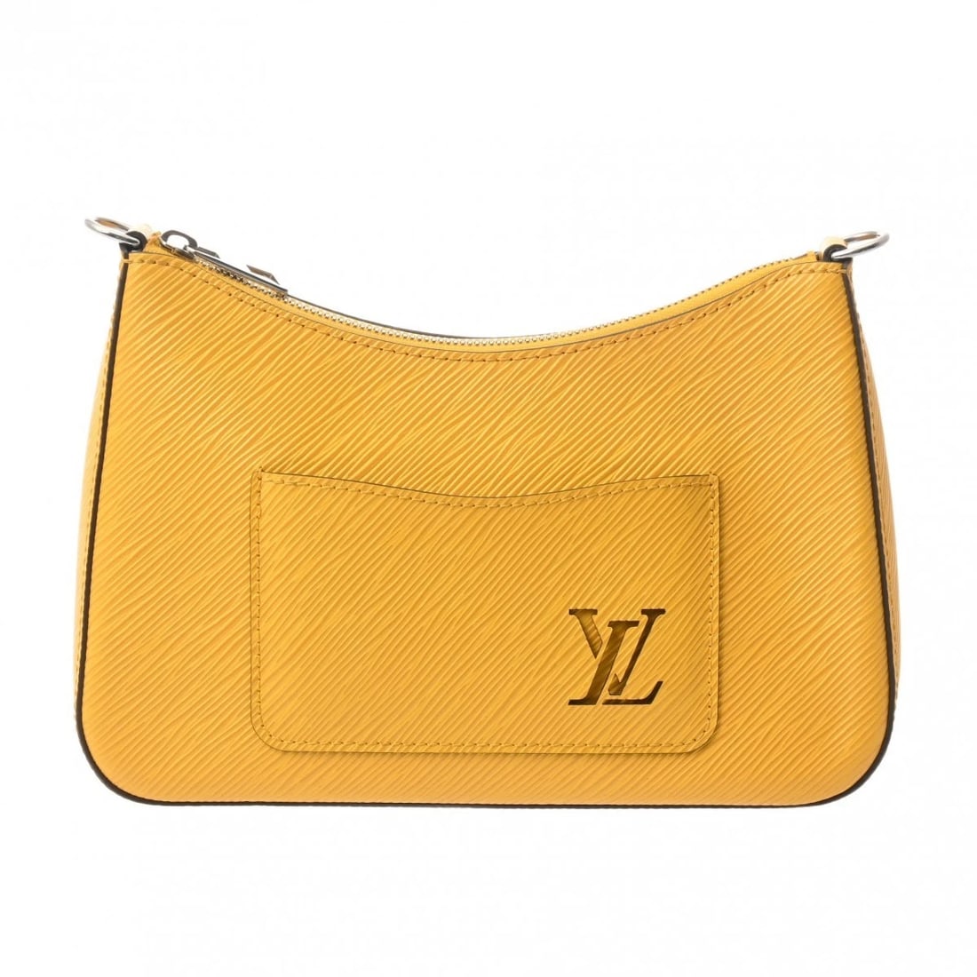LOUIS VUITTON MURRELL NM EPI LEATHER SUNFLOWER HANDBAG: LOUIS VUITTON Murrell NM Epi leather sunflower Handbag Brand: LOUIS VUITTON Type/Style: Handbag Material: leather Color: sunflower ? SilverMetal Size: H:about 5.7inch (Center) W:about 10.0inch (Bottom