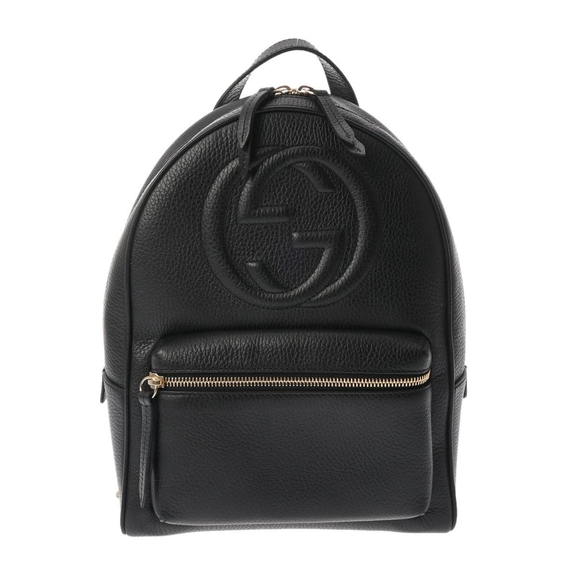 GUCCI BACKPACK LEATHER BLACK UNISEX BACKPACK: GUCCI Backpack leather black unisex Backpack Brand: GUCCI Type/Style: Backpack ?? Daypack Material: leather Color: black ? SilverMetal Size: H:about 11.8inch W:about 9.1inch (Bottom) D:about 3.5inch