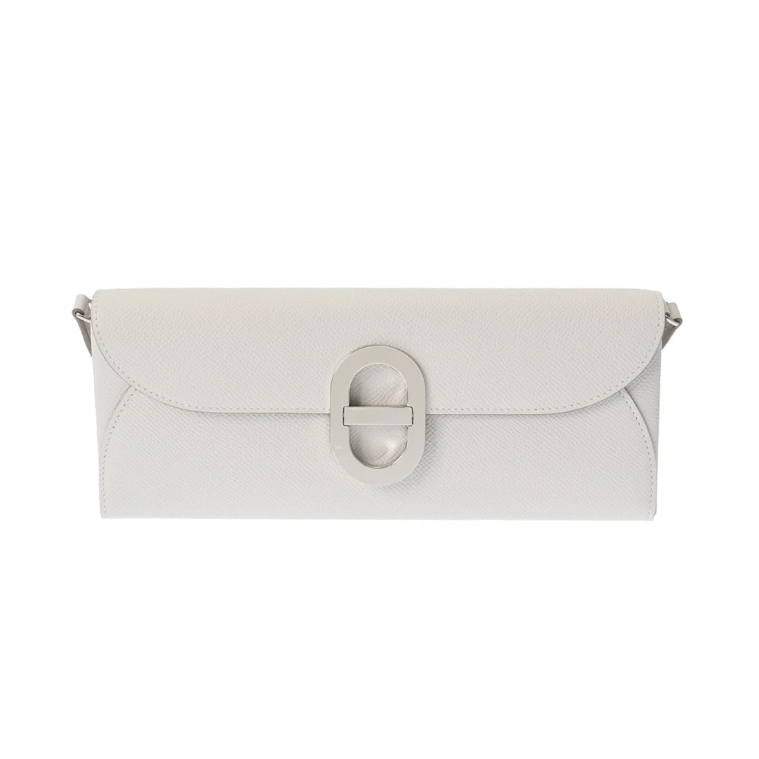 HERMES CHAINE TOGO VEAU EPSOM GRIS PALE PURSE: HERMES chaine togo Veau Epsom Gris Pale Purse Brand: HERMES Type/Style: Purse Material: Veau Epsom Color: Gris Pale ? SilverMetal Size: H:about 3.9inch W:about 9.4inch Accessories: None Ac