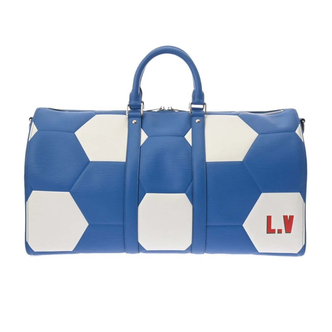 LOUIS VUITTON KEEPALL BANDOULIERE 50 EPI: LOUIS VUITTON Keepall Bandouliere 50 Epi Brand: LOUIS VUITTON Type/Style: Boston bag Material: Epi Leather Color: blue Size: H:about 11.4inch W:about 19.7inch D:about 8.3inch Accessories: None