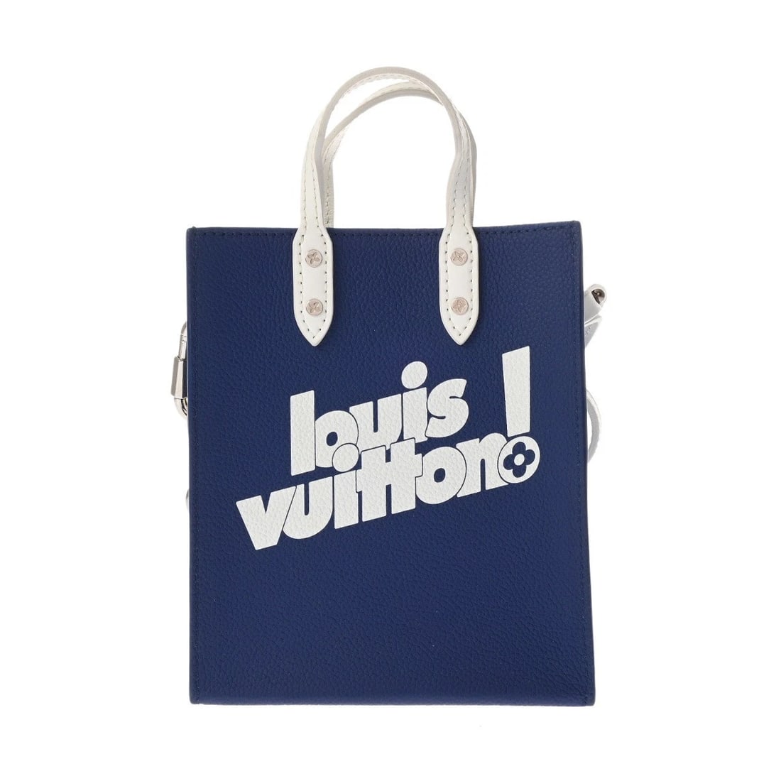 LOUIS VUITTON SAC AUTUMN/WINTER COLLECTION: LOUIS VUITTON Sac Autumn/Winter Collection Brand: LOUIS VUITTON Type/Style: Shoulder Bag Material: leather Color: Blue / White Size: H:about 7.5inch W:about 6.3inch D:about 2.4inch Accessories: None