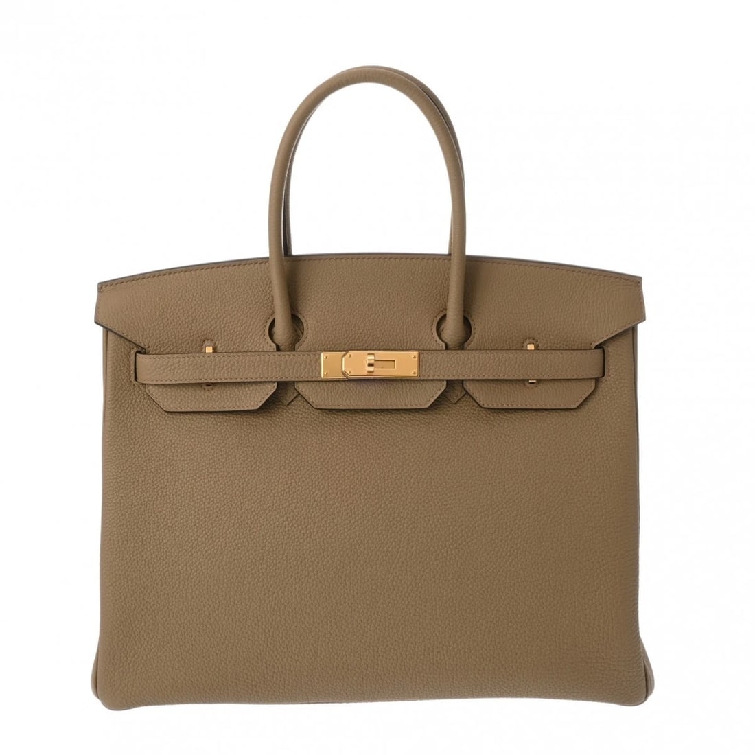 HERMES BIRKIN 35 TOGO BEIGE MARFA UNISEX HANDBAG: HERMES Birkin 35 Togo beige marfa unisex Handbag Brand: HERMES Type/Style: Handbag Material: Togo Color: beige marfa ? Gold Metal Size: H:about 9.8inch W:about 13.8inch D:about 7.1inch Accessories: