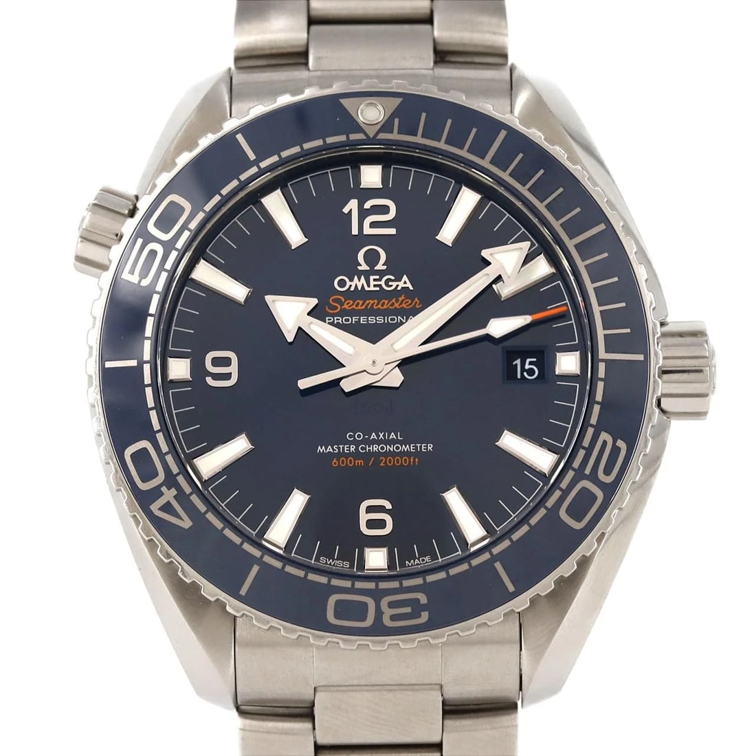 OMEGA SEAMASTER PLANET OCEAN WATCH: Omega Seamaster Planet Ocean Watch Brand: OMEGA Type/Style: Wrist watch Material: Case: Stainless Steel Breath: Stainless Steel Color: Dial color blue Size: Case diameter: Approx. 43.5 mm Max wrist ci