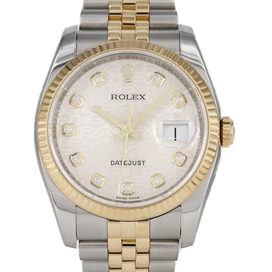 ROLEX DATEJUST SSXYG MECHANICAL AUTOMATIC WATCH: Rolex Datejust SSxYG Mechanical Automatic Watch Brand: ROLEX Type/Style: Wrist watch Material: Case: Stainless steel x yellow gold Bracelet: Stainless steel x yellow gold Color: Dial Color: Silver Com