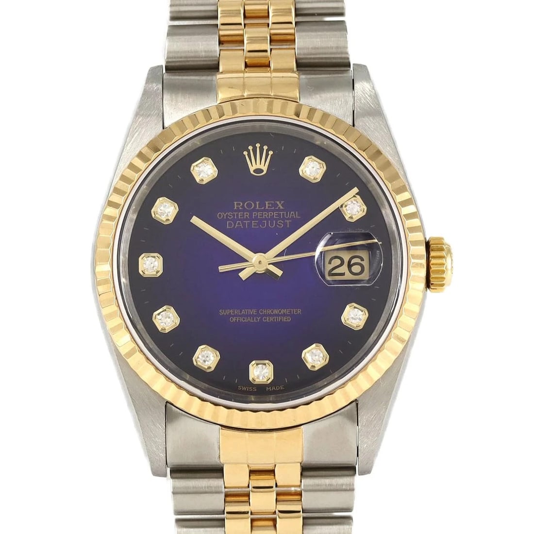 ROLEX DATEJUST SSXYG MECHANICAL AUTOMATIC WATCH (1 of 4)