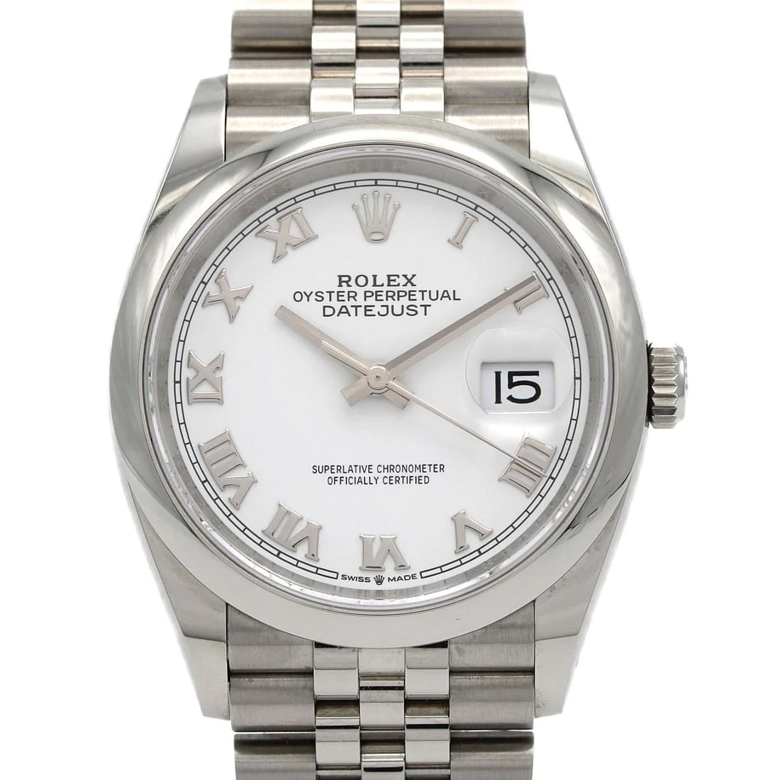 ROLEX DATEJUST STAINLESS STEEL MECHANICAL AUTOMATIC WATCH: Rolex Datejust Stainless Steel Mechanical Automatic Watch Brand: ROLEX Type/Style: Wrist watch Material: Case: Stainless Steel Breath: Stainless Steel Color: Dial Color: White/Roman Size: Case diamete