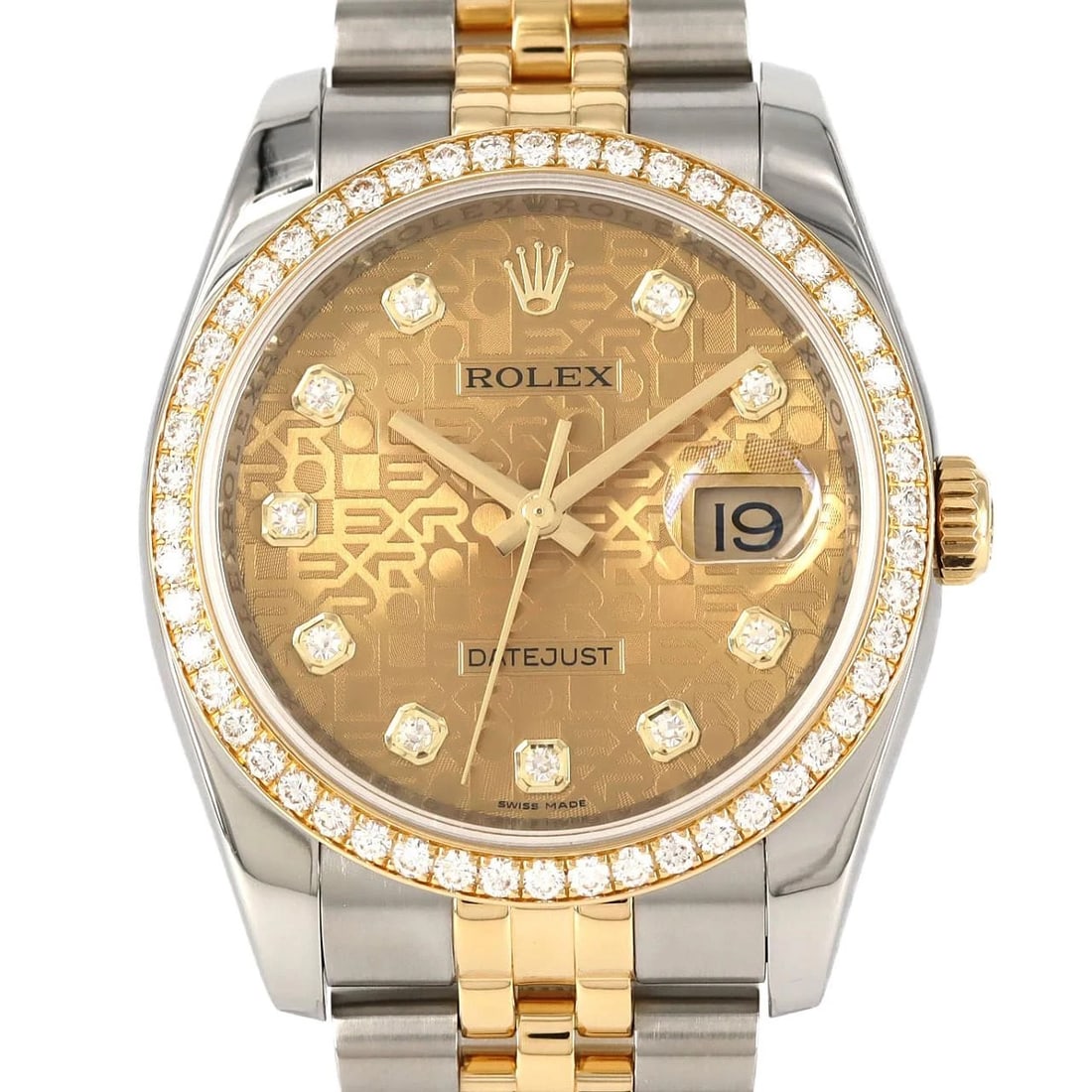 ROLEX DATEJUST SSXYG MECHANICAL AUTOMATIC WATCH: Rolex Datejust SSxYG Mechanical Automatic Watch Brand: ROLEX Type/Style: Wrist watch Material: Case: Stainless steel x yellow gold Bracelet: Stainless steel x yellow gold Color: Dial Color: Gold compu