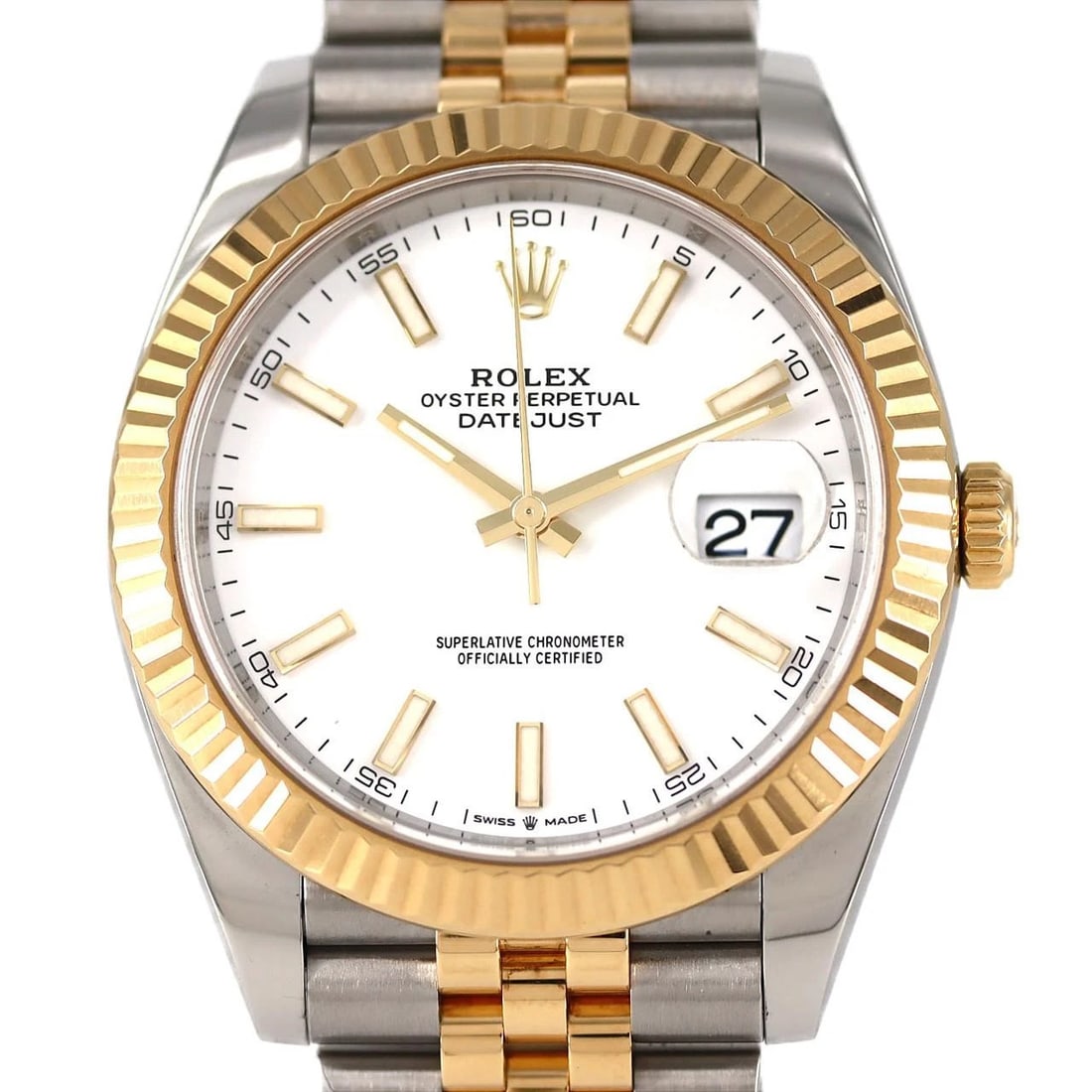 ROLEX DATEJUST SSXYG MECHANICAL AUTOMATIC WATCH: Rolex Datejust SSxYG Mechanical Automatic Watch Brand: ROLEX Type/Style: Wrist watch Material: Case: Stainless steel x yellow gold Bracelet: Stainless steel x yellow gold Color: Dial color white Size: