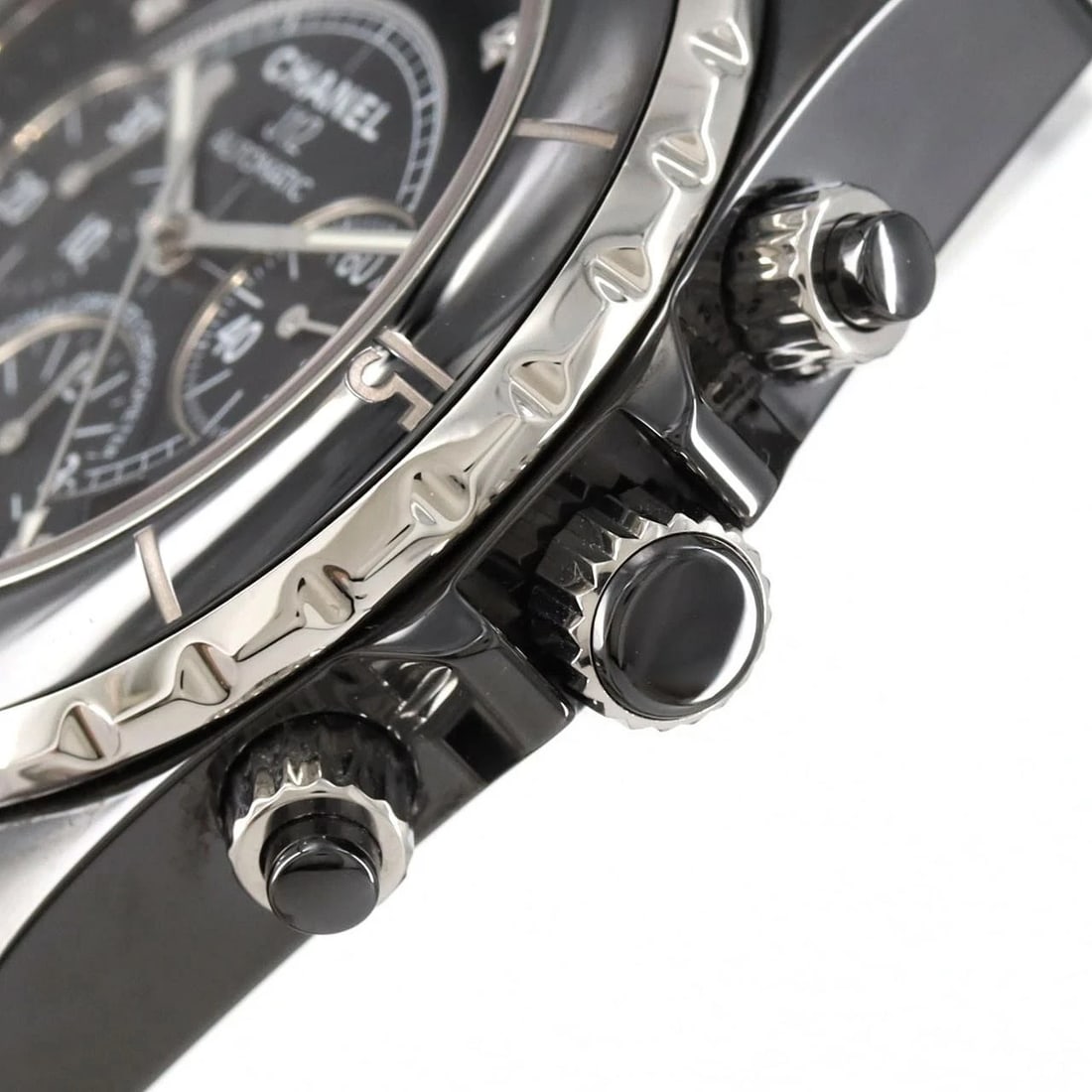 CHANEL J12 CHRONOGRAPH CERAMIC MECHANICAL AUTOMATIC WATCH - 4