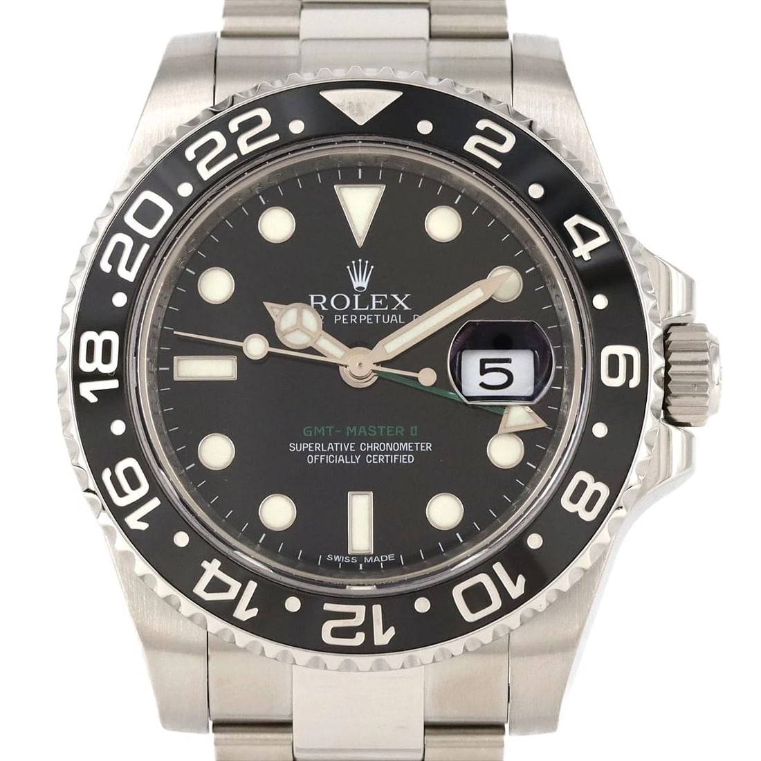 ROLEX GMT-MASTER STAINLESS STEEL MECHANICAL AUTOMATIC WATCH: Rolex GMT-Master Stainless Steel Mechanical Automatic Watch Brand: ROLEX Type/Style: Wrist watch Material: Case: Stainless Steel Breath: Stainless Steel Color: Dial Color: Black Size: Case diameter: