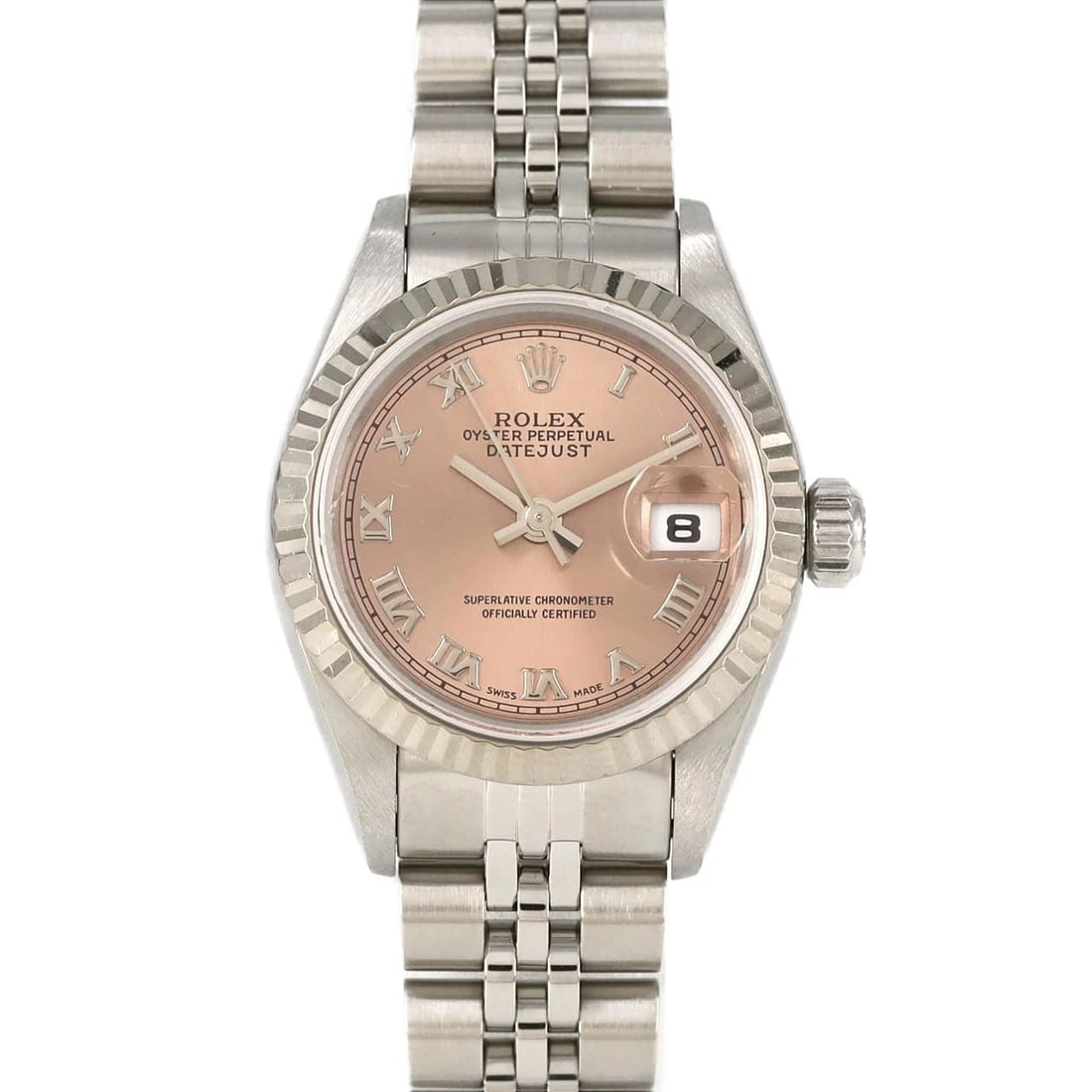 ROLEX DATEJUST MECHANICAL AUTOMATIC WATCH: Rolex Datejust Mechanical Automatic Watch Brand: ROLEX Type/Style: Wrist watch Material: Case: Stainless Steel Breath: Stainless Steel Color: Dial color pink Size: Case diameter: Approx. 26mm Max
