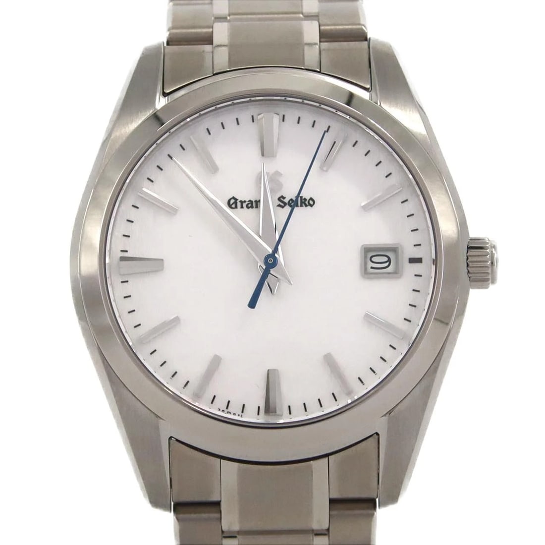 SEIKO GRAND HERITAGE COLLECTION WATCH: Seiko Grand Heritage Collection Watch Brand: SEIKO Type/Style: Wrist watch Material: Case: Titanium Bracelet: Titanium Color: Dial Color: White Size: Case: Titanium Bracelet: Titanium Accessories: