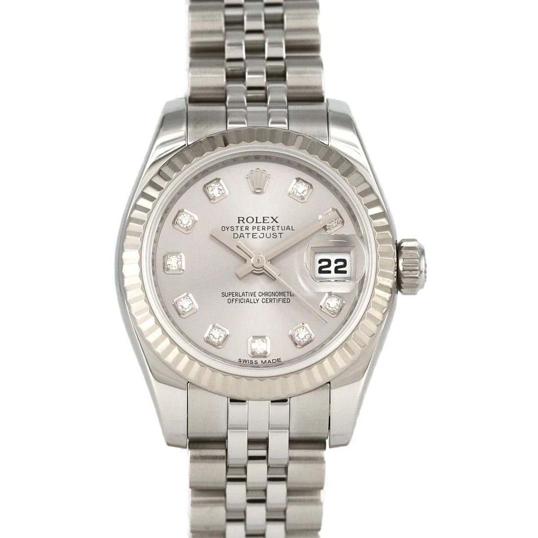ROLEX DATEJUST MECHANICAL AUTOMATIC WATCH: Rolex Datejust Mechanical Automatic Watch Brand: ROLEX Type/Style: Wrist watch Material: Case: Stainless steel x white gold Bracelet: Stainless steel Color: Dial color silver Size: Case diameter: Appr