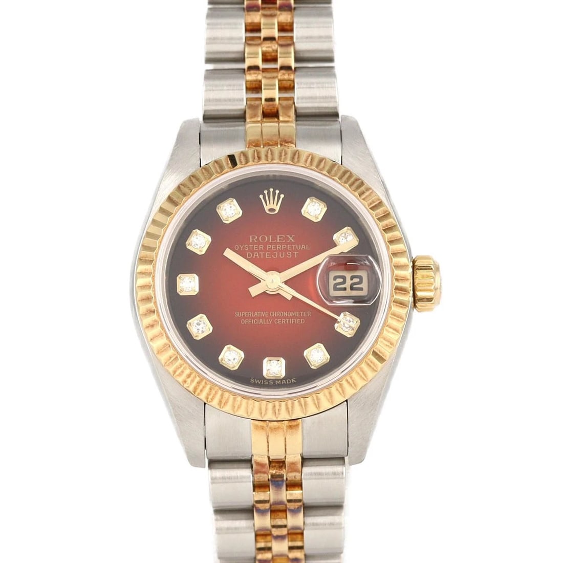 ROLEX DATEJUST SSXYG MECHANICAL AUTOMATIC WATCH (1 of 4)