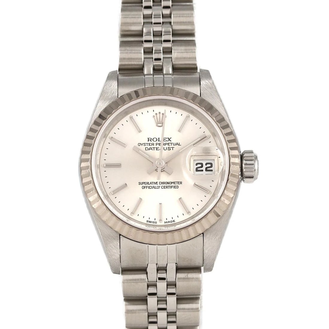 ROLEX DATEJUST MECHANICAL AUTOMATIC WATCH: Rolex Datejust Mechanical Automatic Watch Brand: ROLEX Type/Style: Wrist watch Material: Case: Stainless steel x white gold Bracelet: Stainless steel Color: Dial color silver Size: Case diameter: