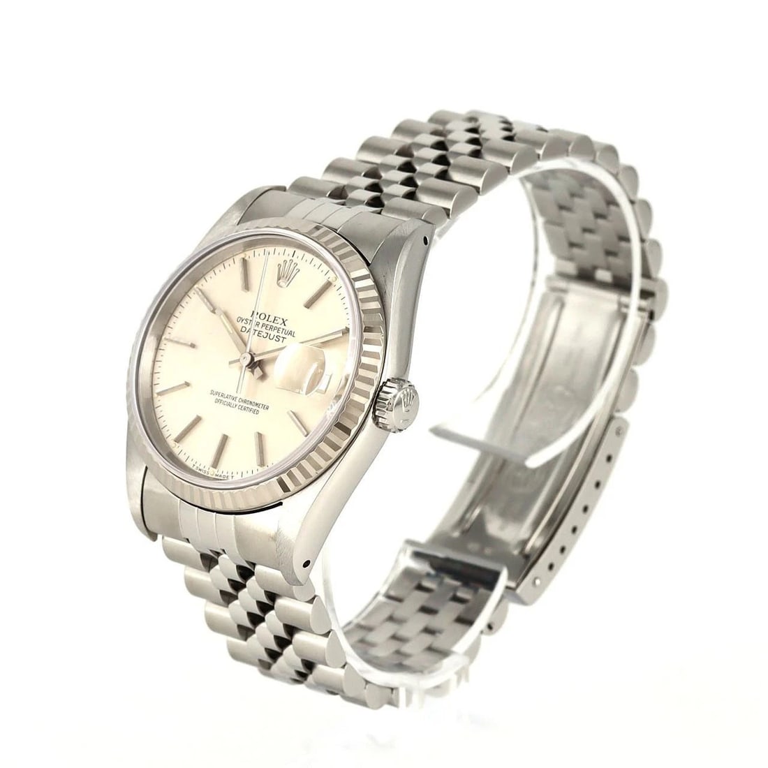 ROLEX DATEJUST MECHANICAL AUTOMATIC WATCH - 2