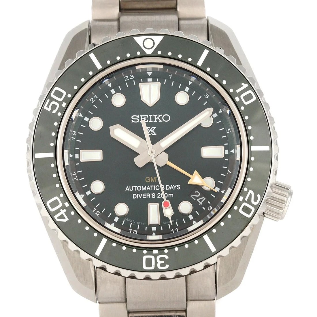 SEIKO PROSPEX STAINLESS STEEL MECHANICAL AUTOMATIC WATCH: Seiko Prospex Stainless Steel Mechanical Automatic Watch Brand: SEIKO Type/Style: Wrist watch Material: Case: Stainless Steel Breath: Stainless Steel Color: Dial color green Size: Case diameter: