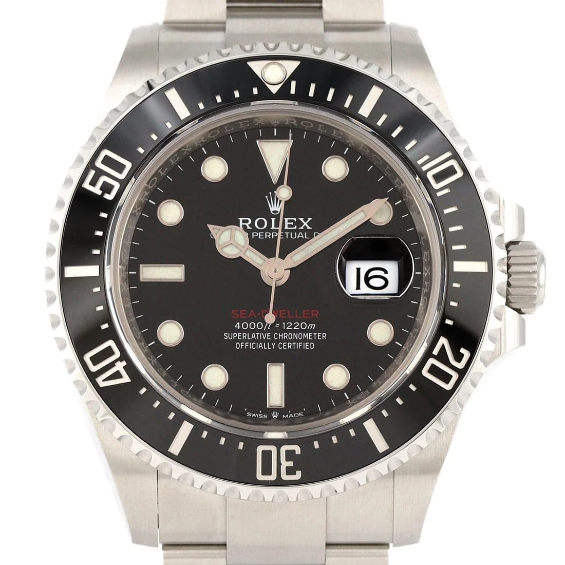 ROLEX SEA-DWELLER STAINLESS STEEL MECHANICAL AUTOMATIC WATCH: Rolex Sea-Dweller Stainless Steel Mechanical Automatic Watch Brand: ROLEX Type/Style: Wrist watch Material: Case: Stainless Steel Breath: Stainless Steel Color: Dial color Black Size: Case diameter: A