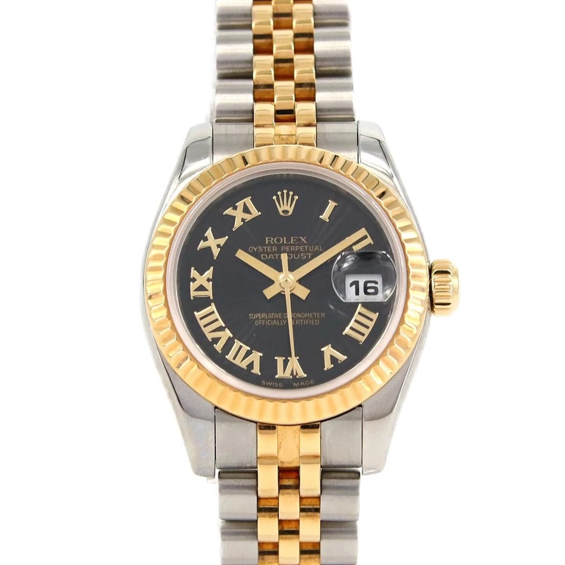 ROLEX DATEJUST SSXYG MECHANICAL AUTOMATIC WATCH: Rolex Datejust SSxYG Mechanical Automatic Watch Brand: ROLEX Type/Style: Wrist watch Material: Case: Stainless steel x yellow gold Bracelet: Stainless steel x yellow gold Color: Dial color black