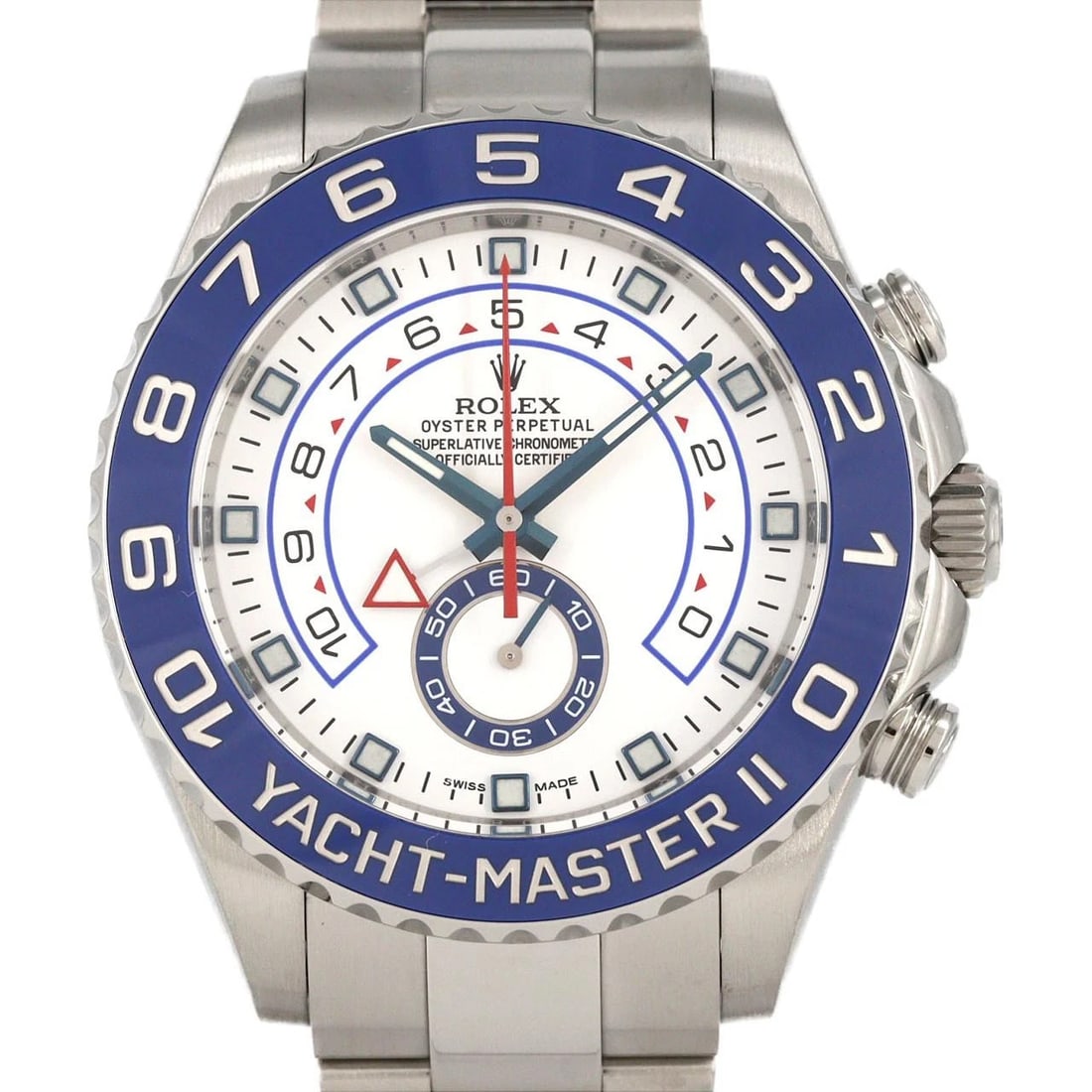 ROLEX YACHT-MASTER STAINLESS STEEL MECHANICAL AUTOMATIC WATCH: Rolex Yacht-Master Stainless Steel Mechanical Automatic Watch Brand: ROLEX Type/Style: Wrist watch Material: Case: Stainless Steel Breath: Stainless Steel Color: Dial Color: White Size: Case