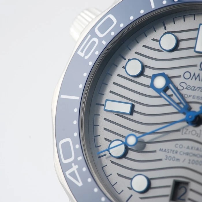 OMEGA SEAMASTER CHRONOMETER GRAY WATCH - 4