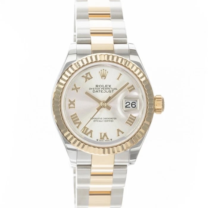 ROLEX DATEJUST SILVER OYSTER WATCH: ROLEX Datejust Silver Oyster Watch Brand: ROLEX Type/Style: Wristwatch Material: Case Material Stainless Steel, Yellow Gold, Band Material Stainless Steel, Yellow Gold Color: Case Color Silver, Gold,