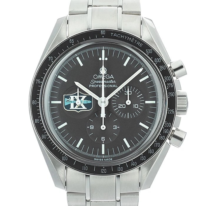 OMEGA SPEEDMASTER PROFESSIONAL WATCH: Omega Speedmaster Professional Watch Brand: OMEGA Type/Style: Wristwatch Material: Case Material Stainless Steel, Band Material Stainless Steel Color: Case Color Siver, Dial color Black, Band Color Si