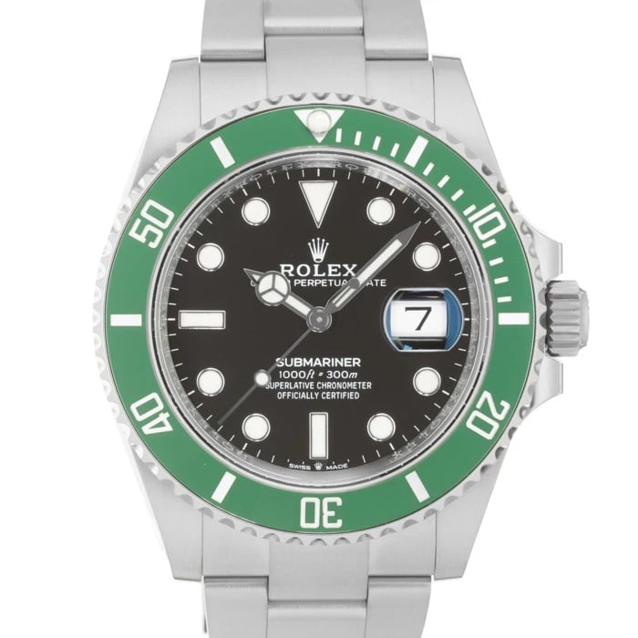 ROLEX SUBMARINER DATE WATCH: ROLEX Submariner Date Watch Brand: Rolex Type/Style: Wristwatch Material: Case Material Stainless Steel, Band Material Stainless Steel Color: Case Color Silver, Dial color Black, Band Color Silver