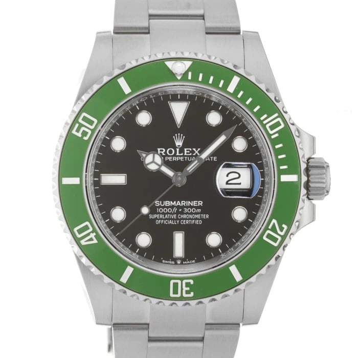 ROLEX SUBMARINER WATCH: ROLEX Submariner Watch Brand: ROLEX Type/Style: Wristwatch Material: Case Material Stainless Steel, Band Material Stainless Steel Color: Case Color Silver, Dial color Black, Band Color Silver Size:
