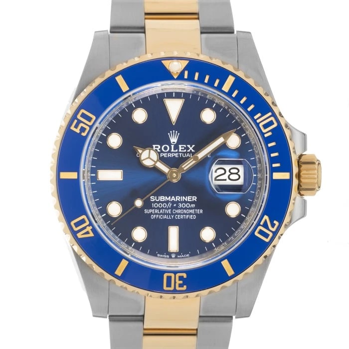 ROLEX SUBMARINER DATE WATCH: ROLEX Submariner Date Watch Brand: ROLEX Type/Style: Wristwatch Material: Case Material Stainless Steel, Yellow Gold, Band Material Stainless Steel, Yellow Gold Color: Case Color Silver, Gold, Dial