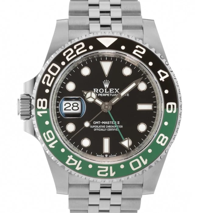 ROLEX GMT MASTER WATCH: ROLEX GMT Master Watch Brand: ROLEX Type/Style: Wristwatch Material: Case Material Stainless Steel, Band Material Stainless Steel Color: Case Color Silver, Dial color Black, Band Color Silver Size: