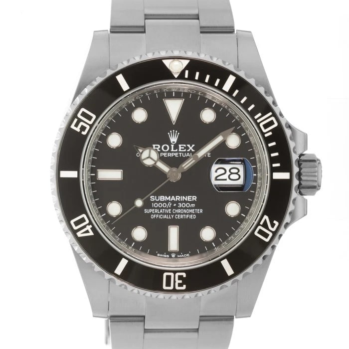 ROLEX SUBMARINER DATE WATCH: ROLEX Submariner Date Watch Brand: ROLEX Type/Style: Wristwatch Material: Case Material Stainless Steel, Band Material Stainless Steel Color: Case Color Silver, Dial color Black, Band Color Silver
