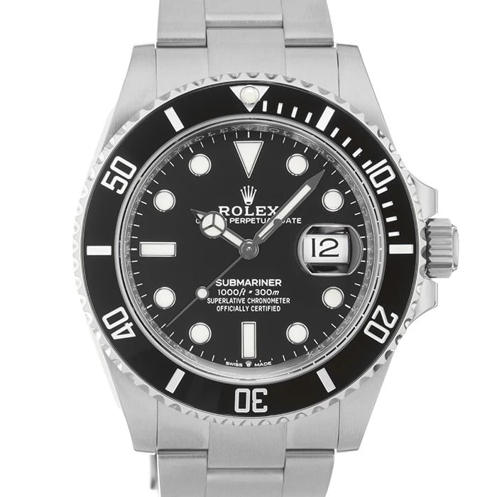 ROLEX SUBMARINER DATE WATCH: ROLEX Submariner Date Watch Brand: ROLEX Type/Style: Wristwatch Material: Case Material Stainless Steel, Band Material Stainless Steel Color: Case Color Silver, Dial color Black, Band Color Silver Siz