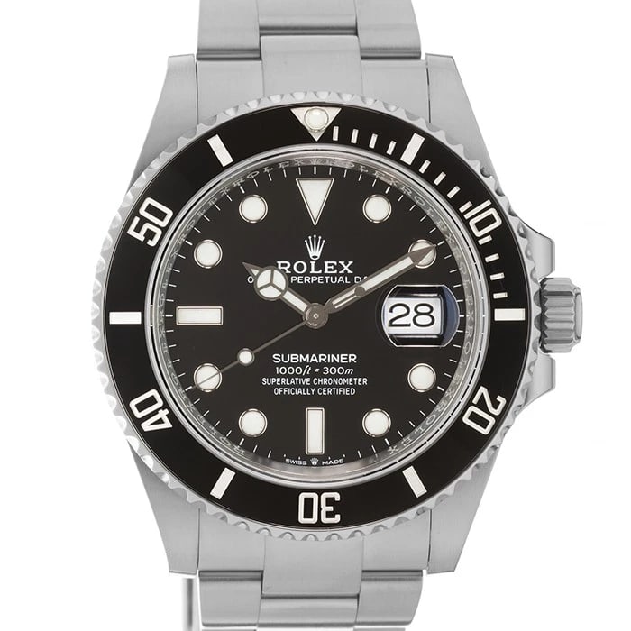 ROLEX SUBMARINER DATE WATCH: ROLEX Submariner Date Watch Brand: ROLEX Type/Style: Wristwatch Material: Case Material Stainless Steel, Band Material Stainless Steel Color: Case Color Silver, Dial color Black, Band Color Silver