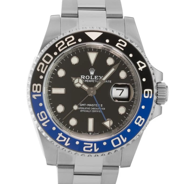 ROLEX GMT MASTER OYSTER WATCH: ROLEX GMT Master Oyster Watch Brand: ROLEX Type/Style: Wristwatch Material: Case Material Stainless Steel, Band Material Stainless Steel Color: Case Color Silver, Dial color Black, Band Color Silver