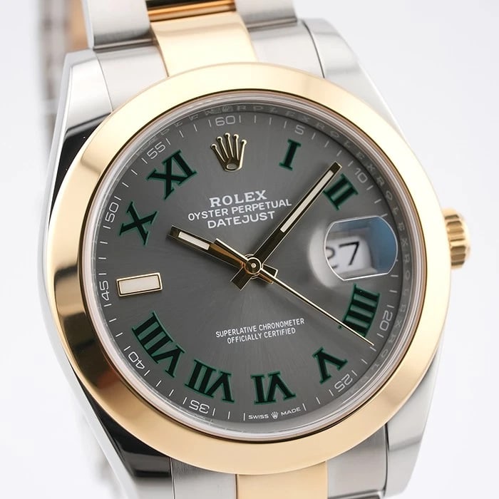 ROLEX DATEJUST SLATE WATCH - 3