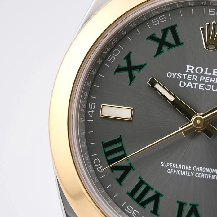 ROLEX DATEJUST SLATE WATCH - 5