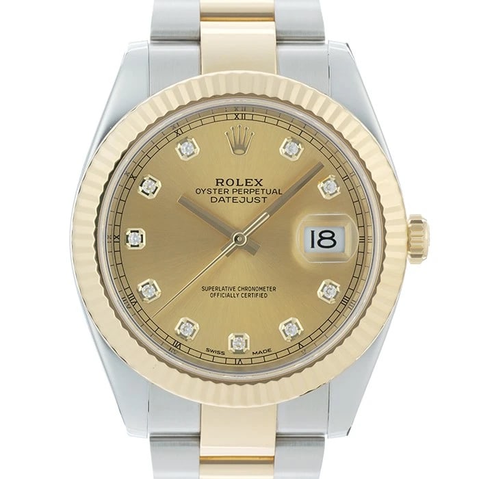 ROLEX DATEJUST CHAMPAGNE OYSTER WATCH: ROLEX Datejust Champagne Oyster Watch Brand: ROLEX Type/Style: Wristwatch Material: Case Material Stainless Steel/Yellow Gold, Band Material Stainless Steel, Yellow Gold Color: Case Color Gold,