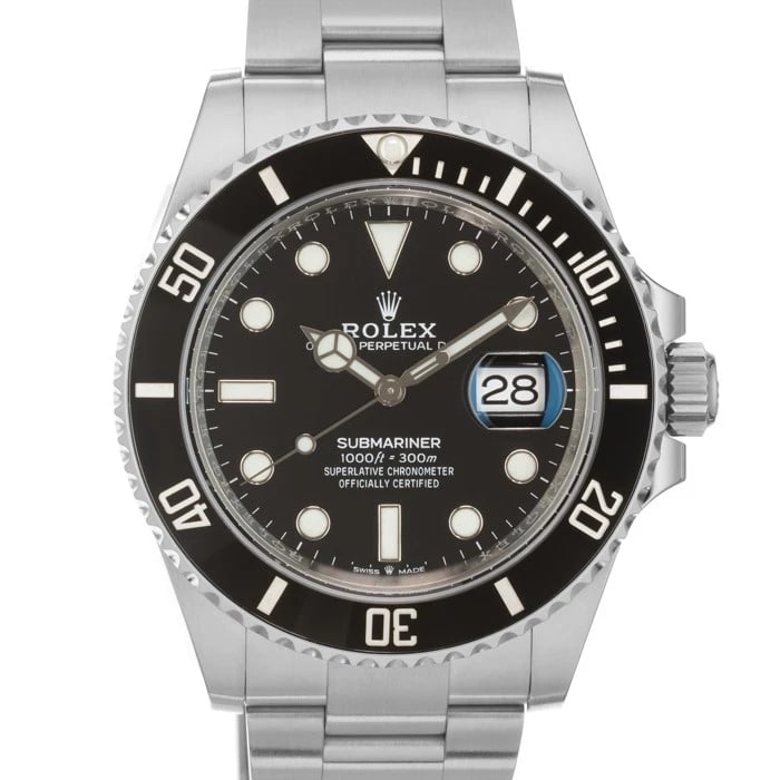 ROLEX SUBMARINER DATE WATCH: ROLEX Submariner Date Watch Brand: ROLEX Type/Style: Wristwatch Material: Case Material Stainless Steel, Band Material Stainless Steel Color: Case Color Silver, Dial color Black, Band Color Silver