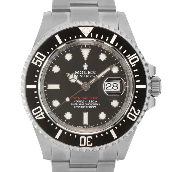 ROLEX SEA DWELLER WATCH: ROLEX Sea Dweller Watch Brand: ROLEX Type/Style: Wristwatch Material: Case Material Stainless Steel, Band Material Stainless Steel Color: Case Color Silver, Dial color Black , Band Color Silver Size: