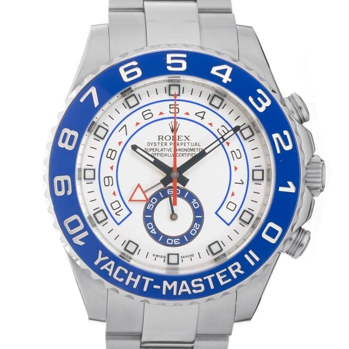 ROLEX YACHT MASTER WATCH: ROLEX Yacht Master Watch Brand: ROLEX Type/Style: Wristwatch Material: Case Material Stainless Steel, Band Material Stainless Steel Color: Case Color Silver, Dial color White, Band Color Silver Size: