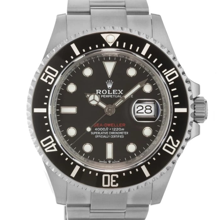 ROLEX SEA DWELLER WATCH: ROLEX Sea Dweller Watch Brand: ROLEX Type/Style: Wristwatch Material: Case Material Stainless Steel, Band Material Stainless Steel Color: Case Color Silver, Dial color Black , Band Color Silver Size: