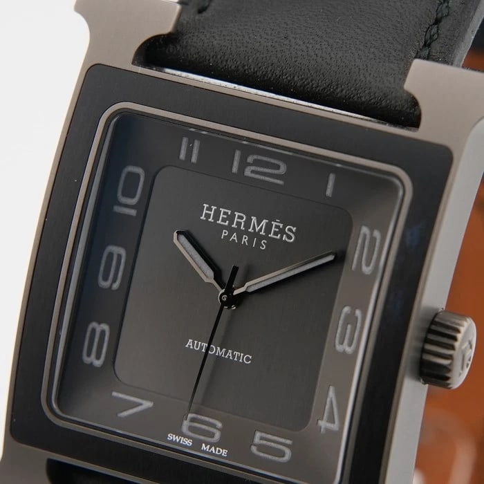 HERMES WATCH TITANIUM WATCH - 5