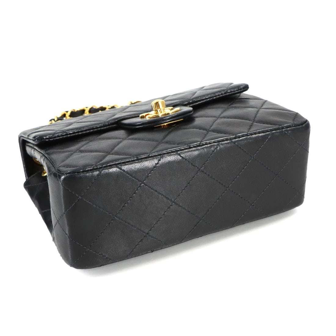 CHANEL MINI MATELASSE CHAIN SHOULDER BAG LEATHER - 4